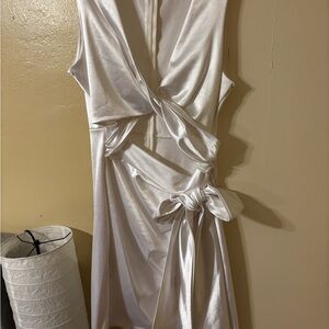 Fashion Nova Satin Midi Dress